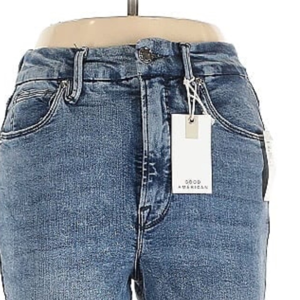 Good American Good Waist Crop Jeans NWT 4/27